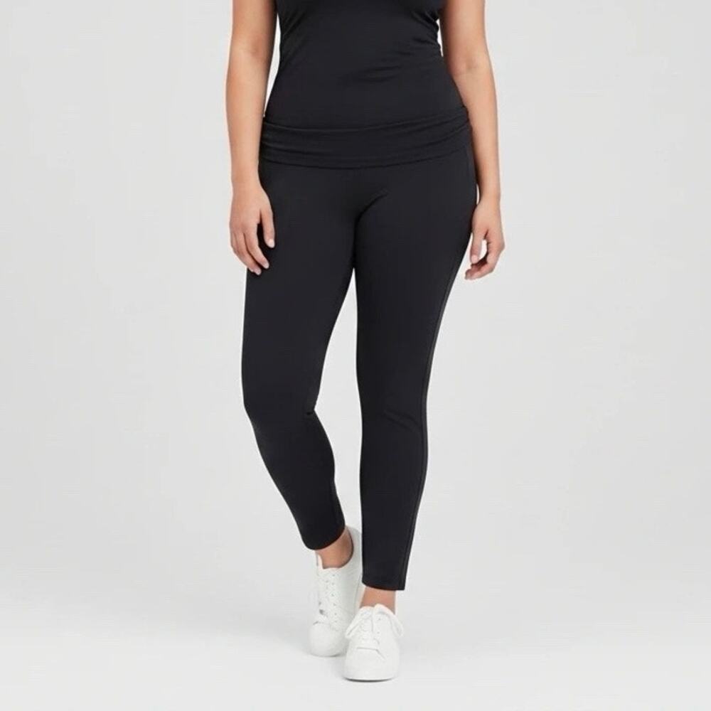 Simply Vera by Vera Wang Women’s Size XL Black Cropped Pull-On Pants